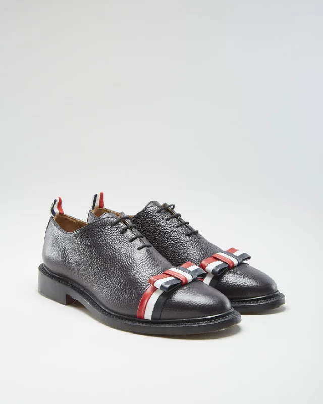 Thom Browne Black Bow Whole cut Oxford Shoes - Womens UK 6 Cozy pajama sets