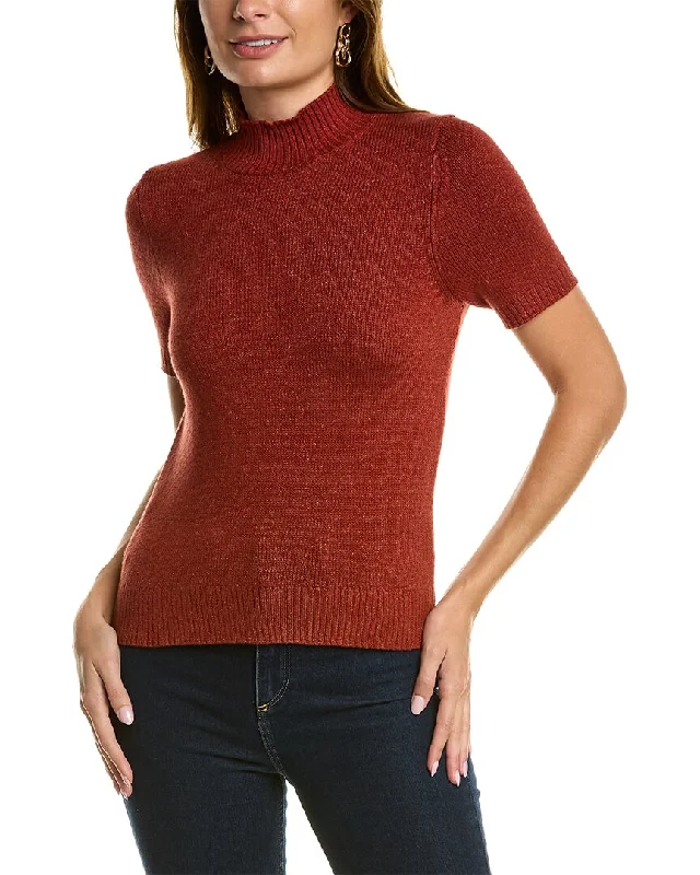 St. John Ribbed Top Party sweaters