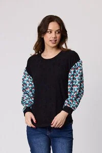 Classified Eliza Knit Top Wrinkle-resistant sweaters