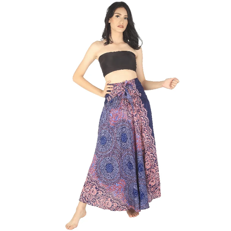 Princess Mandala Women's Bohemian Skirt in Purple SK0033 020030 05 Pleated unclassified skirts