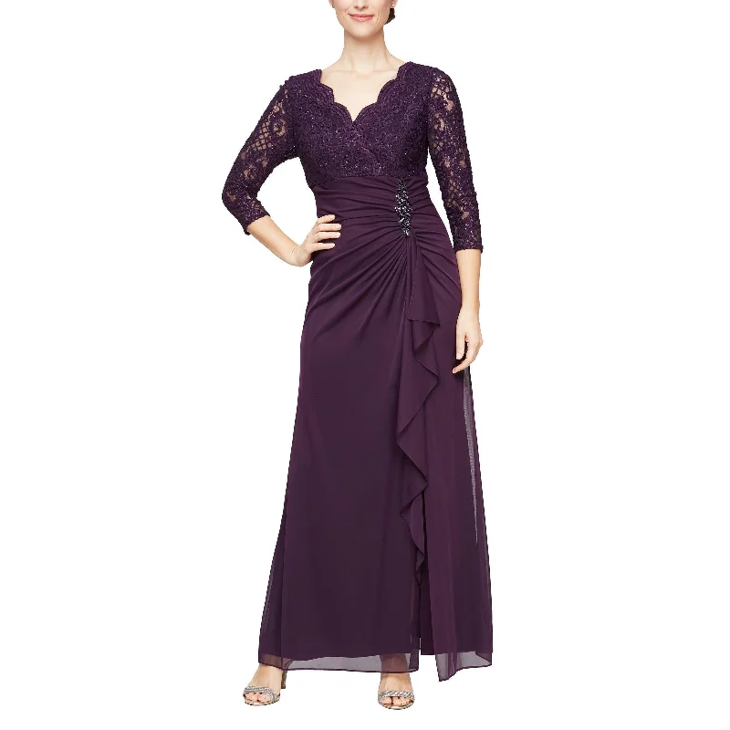 Alex Evenings AE81122469 Long Mother of the Bride Dress A-line maxi dresses