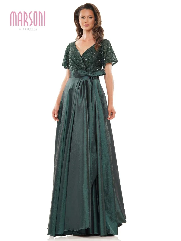 Marsoni M316 Colors Long Formal A Line Dress Best maxi dresses for plus size