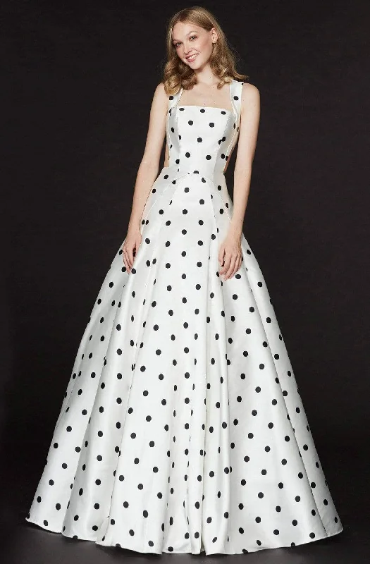 Angela & Alison 91053 - Polka Dot Mikado Sleeveless Ballgown Vintage party dresses