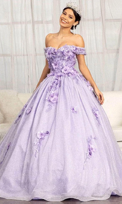 Elizabeth K GL1971 - Floral Applique Prom Ballgown Best party dresses for formal events