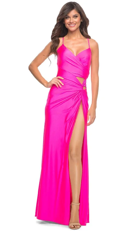 La Femme 30667 - Fitted Cut Out Evening Dress Hot new arrivals in party dresses