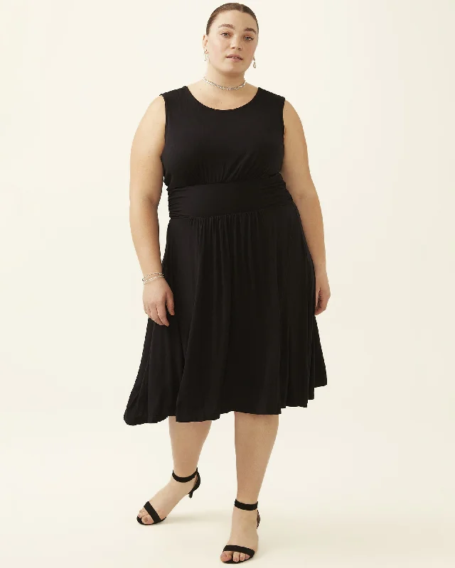 Kortney Tank Dress | Black Elegant Sleeveless Dress