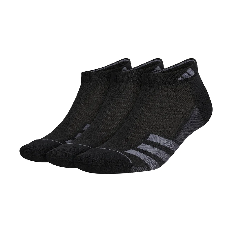 adidas Men's Superlite 3 Stripe Low-Cut Socks 3 Pack (Black) Fall unclassified dresses