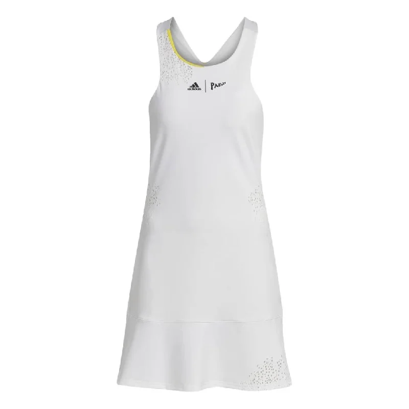 adidas Women's London Y-Dress (White) Monochrome unclassified dresses