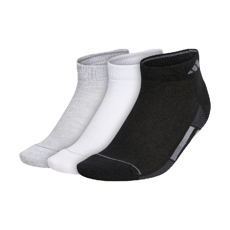 adidas Women's Superlite Low-Cut Socks 3 Pack (Black/White/Grey) Engagement unclassified dresses