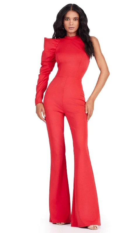 Ashley Lauren 11531 - High Neck Fitted Jumpsuit Best-selling unclassified dresses