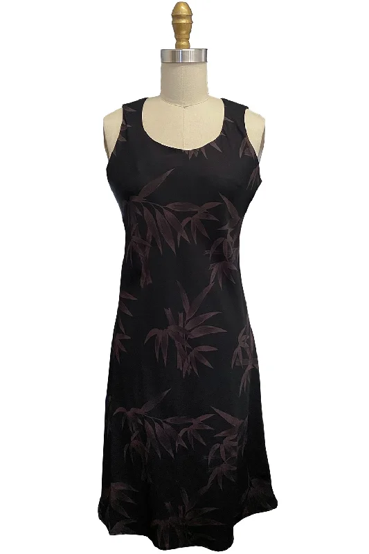 Bamboo Garden Black Tank Dress Tank Dress Glam