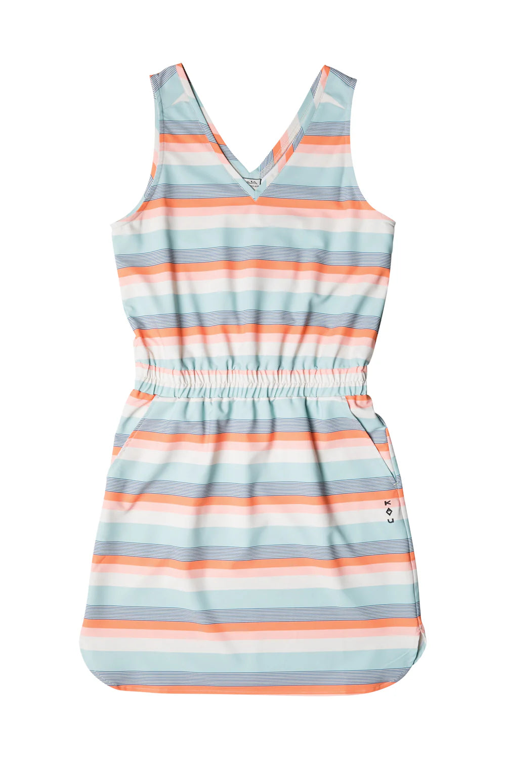 KAVU W Ensenada Dress COOL STRIPE Color block unclassified dresses