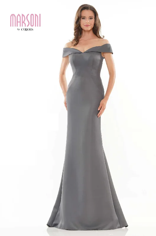 Marsoni by Colors -MV1153 Mermaid Dress With Off Shoulder Club unclassified dresses