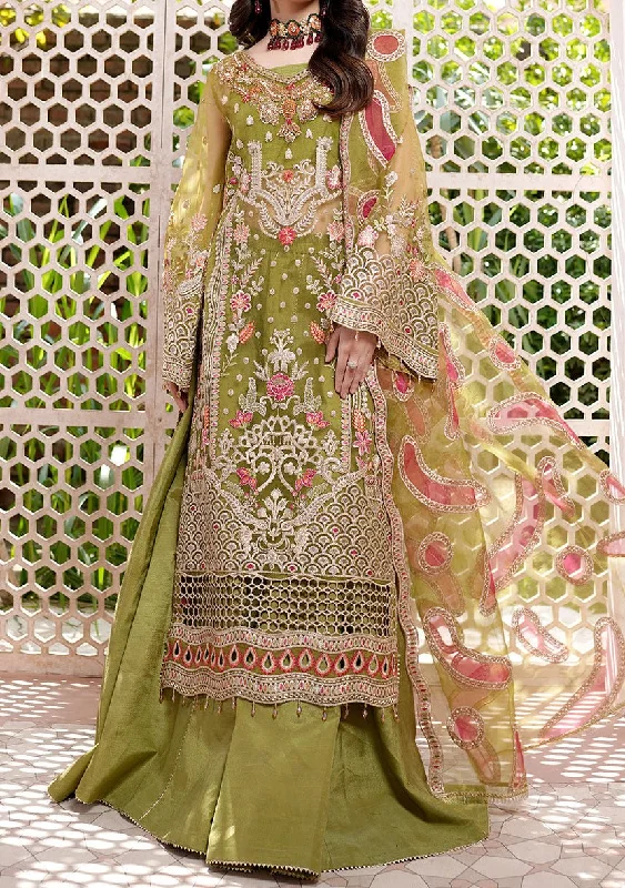 Maryam's Lemilsa Pakistani Luxury Organza Dress Chic unclassified dresses