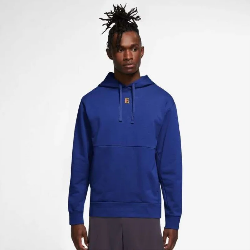 Nike Men's Fleece Heritage Tennis Hoodie (Blue) Vintage unclassified dresses