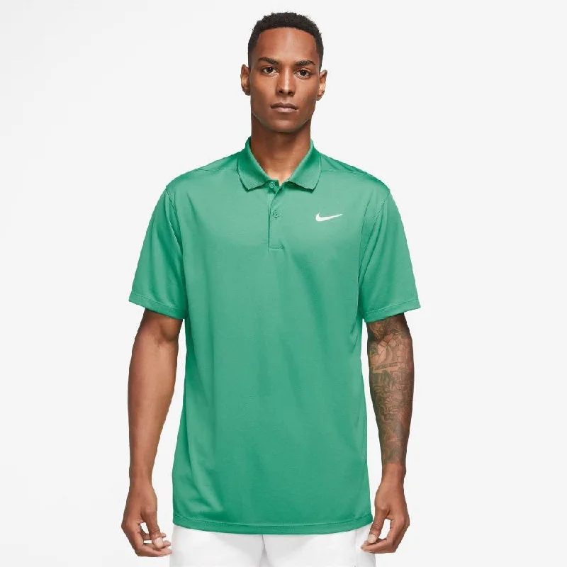 Nike Men's Dri-FIT Polo (Green/White) Fashionable unclassified dresses