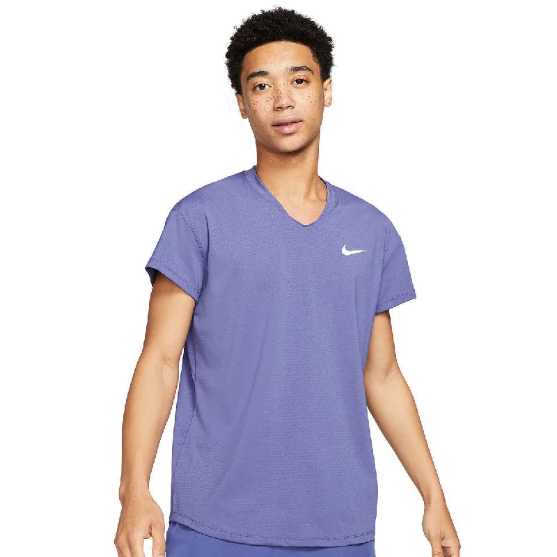 Nike Men's Dri-FIT Slam Top (Purple/White) Long sleeve unclassified dresses