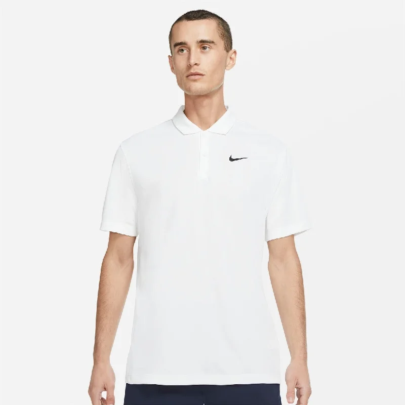 Nike Men's Dri-FIT Victory Solid Polo (White) Smocked unclassified dresses