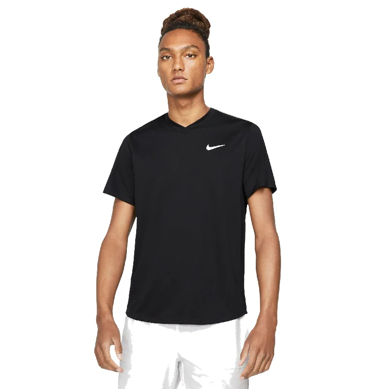 Nike Men's Dri-FIT Victory Top (Black/White) Chic unclassified dresses