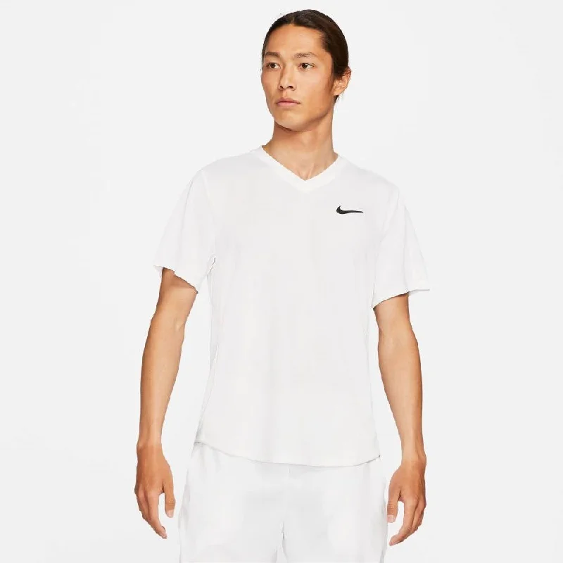 Nike Men's Dri-FIT Victory Top (White/Black) Halter unclassified dresses