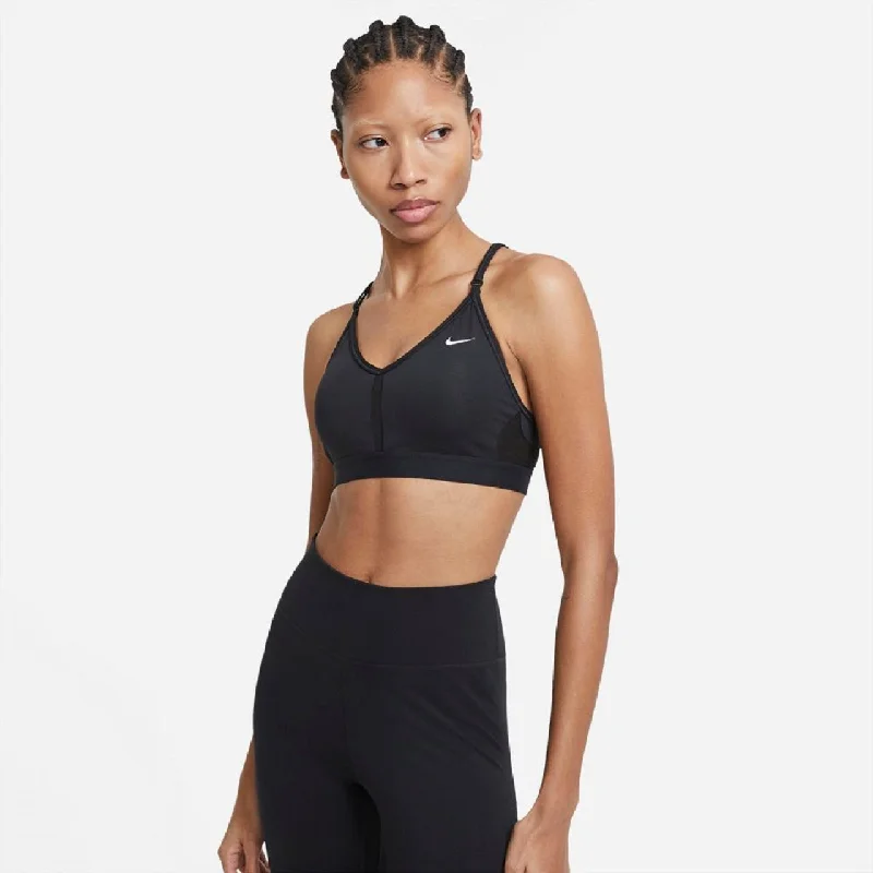 Nike Women's Dri-FIT Indy Light Support Padded V-Neck Sports Bra (Black) Beaded unclassified dresses