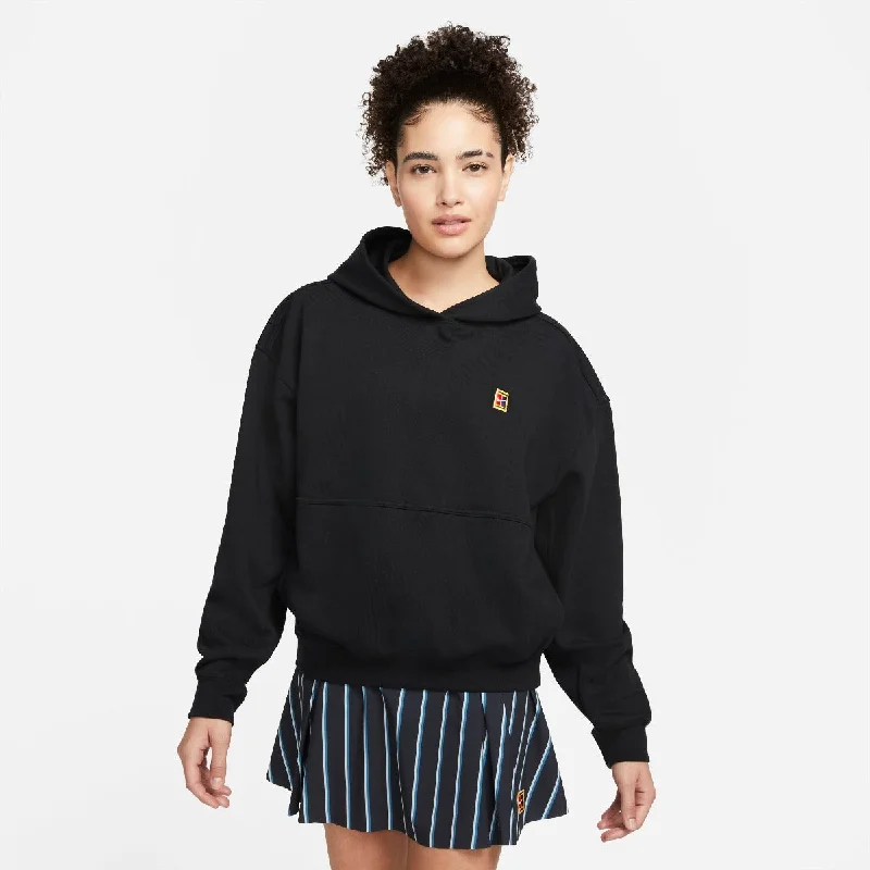 Nike Women's Fleece Heritage Tennis Hoodie (Black) Spring unclassified dresses