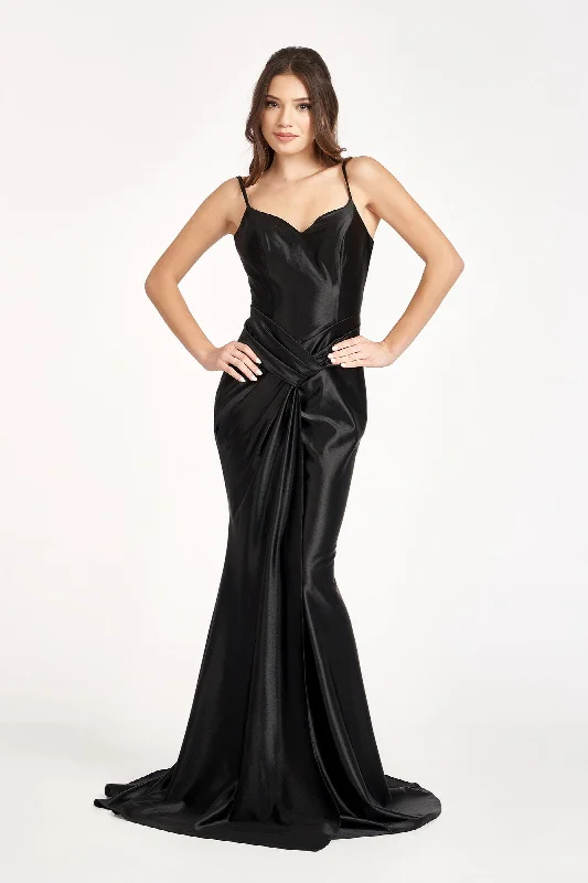 Ruched Satin Mermaid Dress by Elizabeth K GL3044 Holiday unclassified dresses