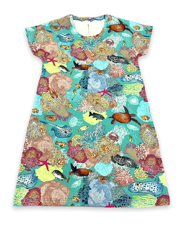 Size Medium Ladies Lounge Dress Sea Creatures Designer unclassified dresses