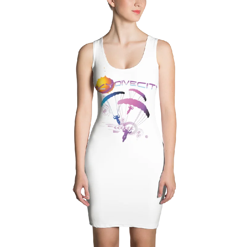 Skydive City - Flamingo - Sublimation Cut & Sew Dress Sleeveless unclassified dresses