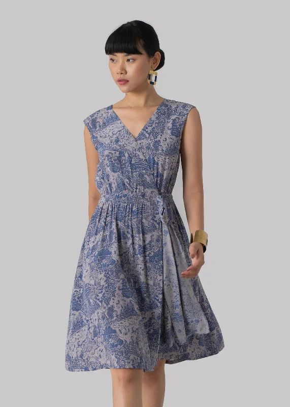 SPINEL - BLUE FAIFO Earthy tone unclassified dresses