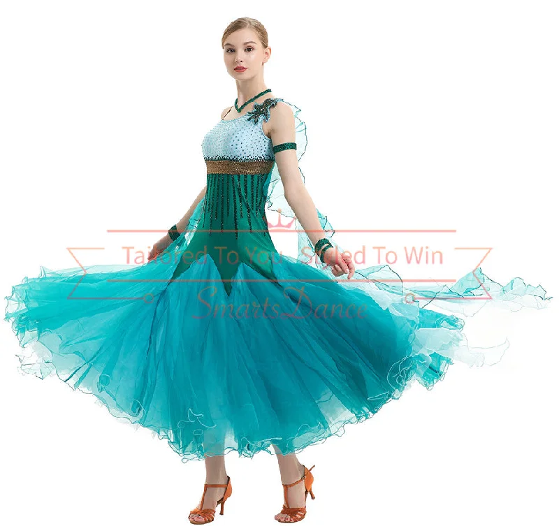 Tailor-Made Ballroom Dancewear Ballroom Smooth Dresses SD-BD30 Bright color unclassified dresses