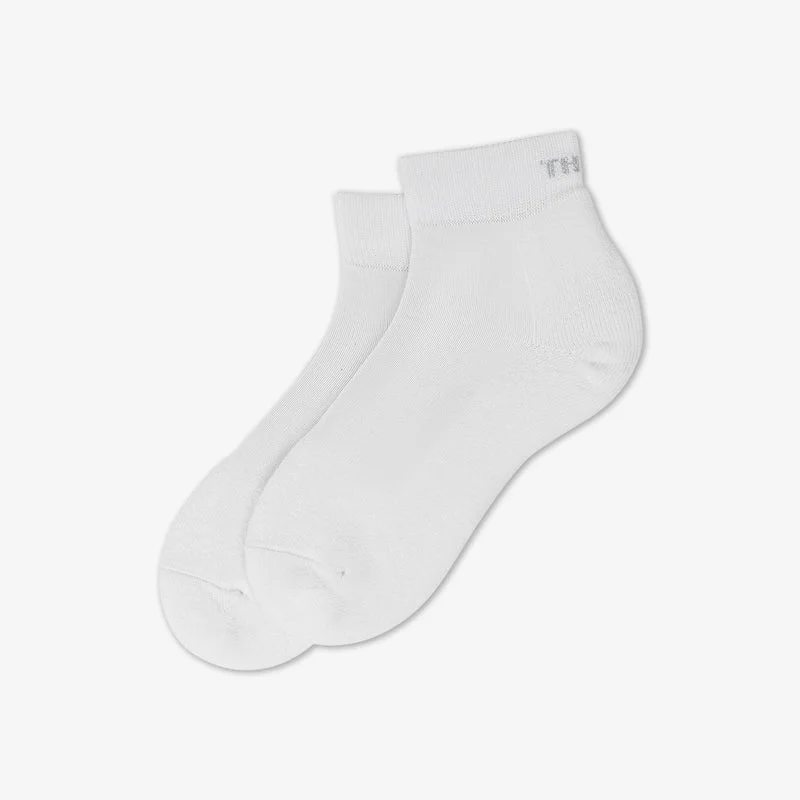 Thorlo Unisex Pickleball Light Cushion Ankle Socks (White) Women's unclassified dresses