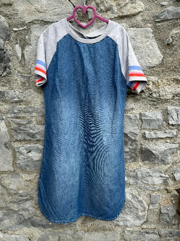 Raglan denim dress   12-13y (152-158cm) Vintage Style Denim