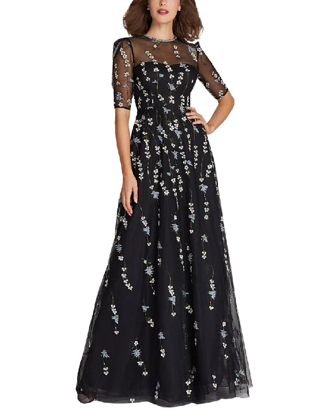 Teri Jon by Rickie Freeman Special Occasion Long Dress Maxi Skirt Trend