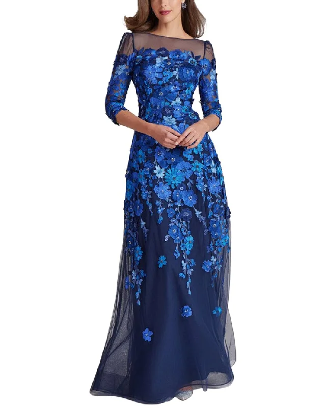 Teri Jon by Rickie Freeman Special Occasion Long Dress Elegant Maxi Look